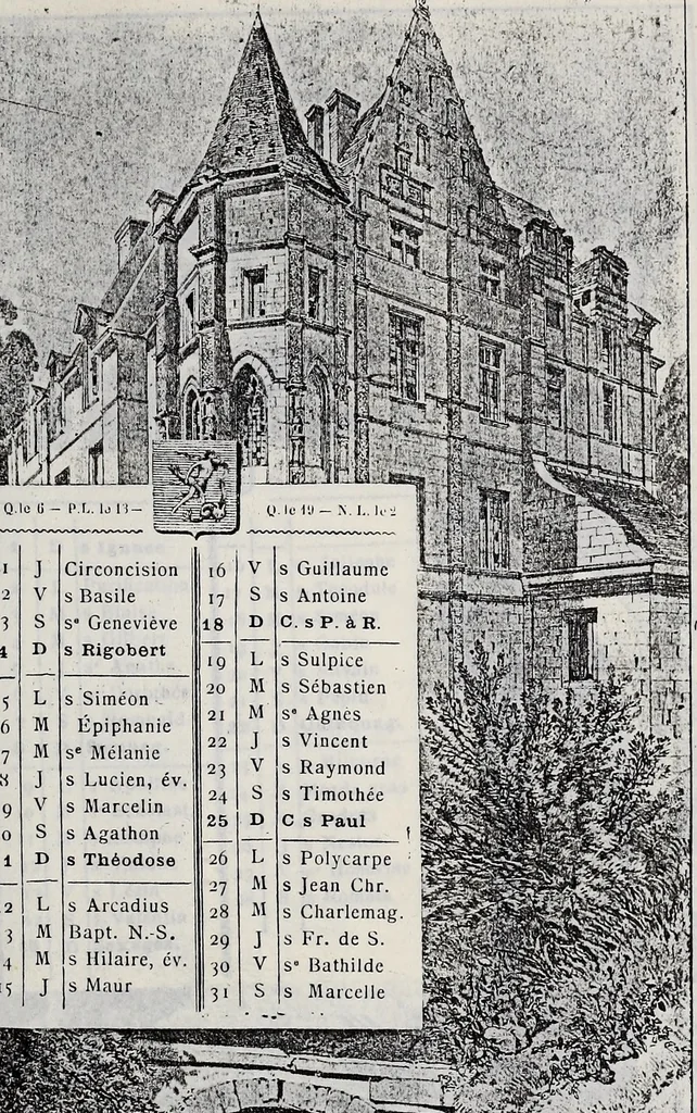 An illustration from Annuare général héraldique, 1903, leaf 26