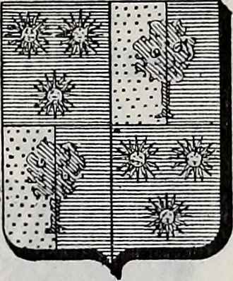 An illustration from Annuare général héraldique, 1903, leaf 260