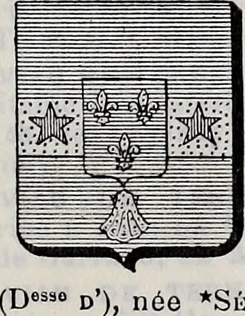An illustration from Annuare général héraldique, 1903, leaf 344