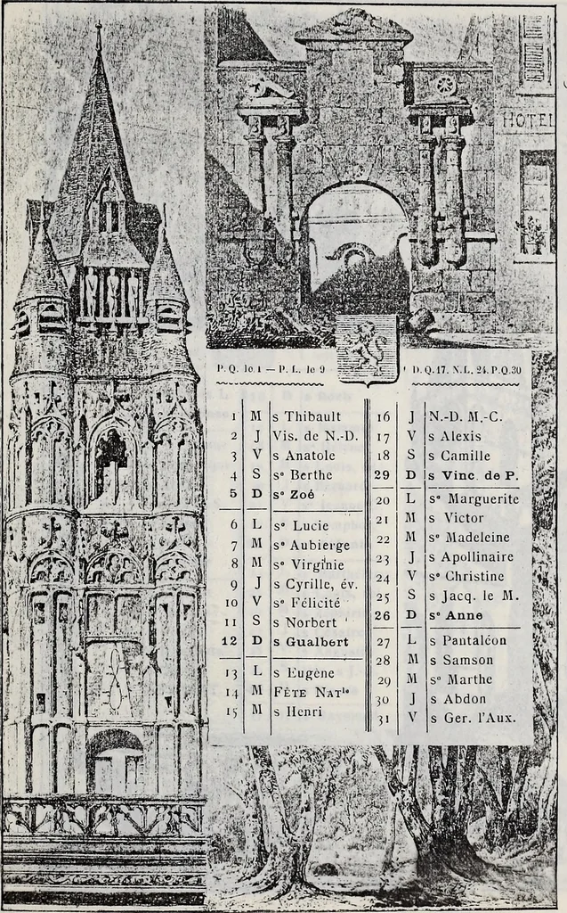 An illustration from Annuare général héraldique, 1903, leaf 38