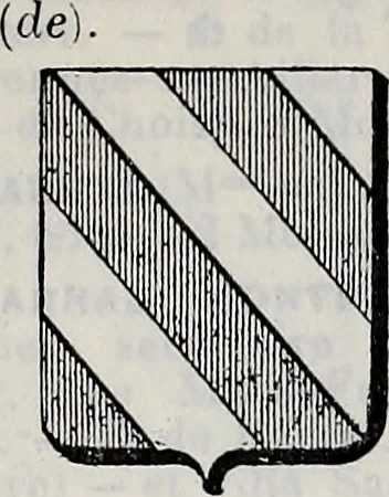 An illustration from Annuare général héraldique, 1903, leaf 384