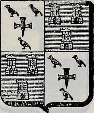An illustration from Annuare général héraldique, 1903, leaf 444