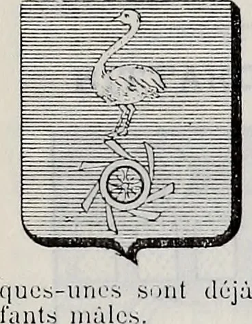 An illustration from Annuare général héraldique, 1903, leaf 494