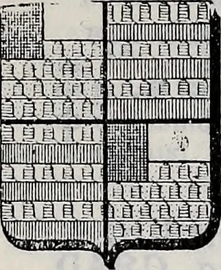 An illustration from Annuare général héraldique, 1903, leaf 574