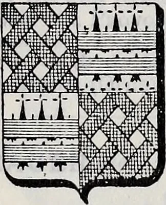 An illustration from Annuare général héraldique, 1903, leaf 592