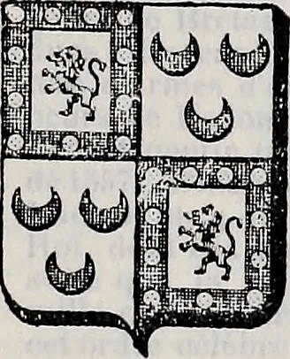 An illustration from Annuare général héraldique, 1903, leaf 598