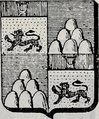 An illustration from Annuare général héraldique, 1903, leaf 612