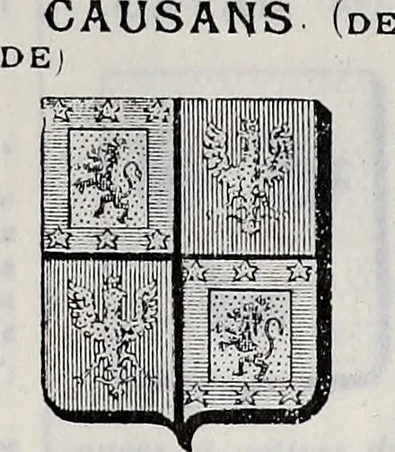 An illustration from Annuare général héraldique, 1903, leaf 710