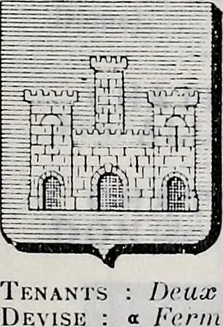 An illustration from Annuare général héraldique, 1903, leaf 772