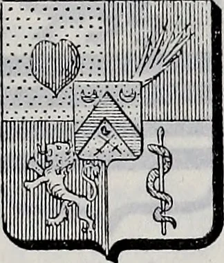 An illustration from Annuare général héraldique, 1903, leaf 850