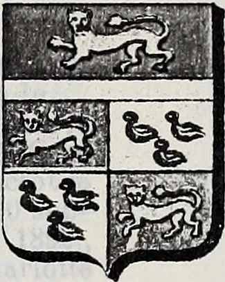 An illustration from Annuare général héraldique, 1903, leaf 852