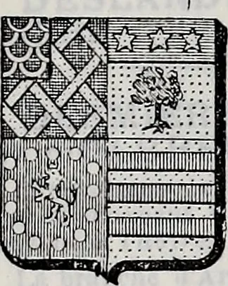 An illustration from Annuare général héraldique, 1903, leaf 916