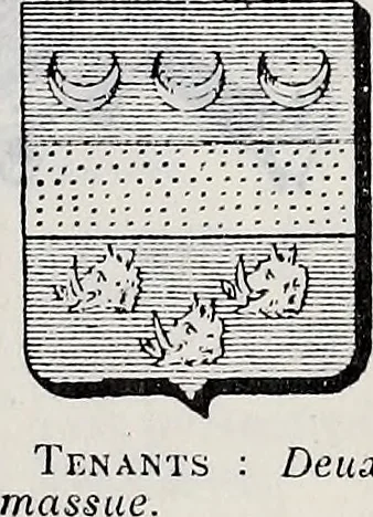 An illustration from Annuare général héraldique, 1903, leaf 954