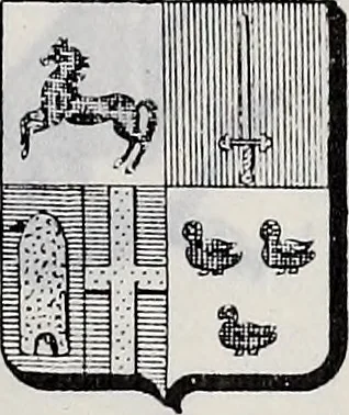 An illustration from Annuare général héraldique, 1903, leaf 982