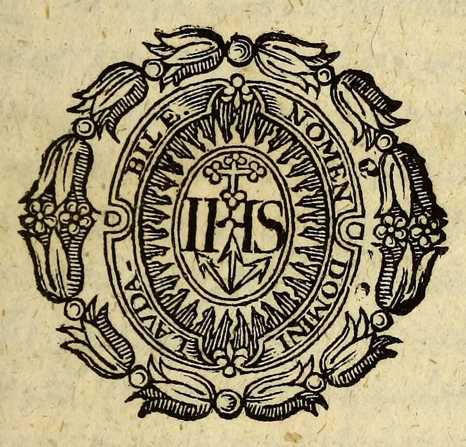 An illustration from Annuæ literæ Societatis Iesu anni M.DC.L. Francisco Piccolomineo Præposito Generali societatem gubernante. : Accessit ad calcem catalogus librorum anno 1650. à nostris editorum, & index rerum, 1658, leaf 7