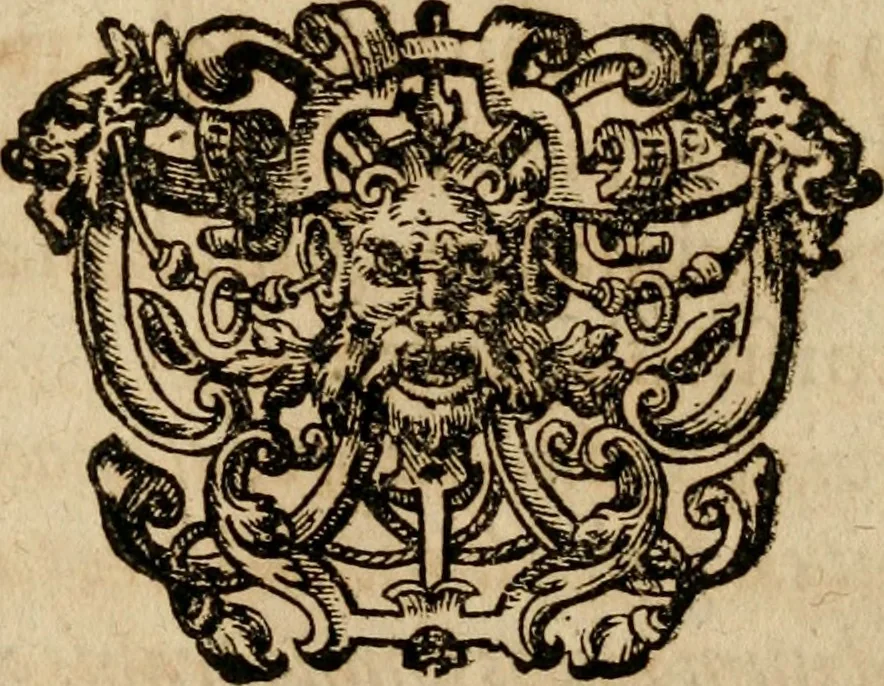 An illustration from Annus secularis Societatis Iesu, adumbratus ex anno temporali a Gymnasio Tricoronato Vbiorum : anno confirmatae Societatis centesimo, salutis humanae MDCXL, 1640, leaf 34