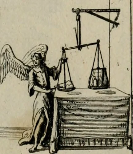 An illustration from Annus symbolicus, emblemmatice, et versu leonino : quemcumq[ue] statum hominum incitans ad animum pie recreandum : humillimè oblatus serenissimo electorali principi Carolo Alberto vtriusq[ue] Bavariae &c. duci. etc. etc. [sic] : accrescenti orbis terrae delicio, 1699, leaf 72