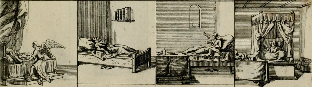 An illustration from Annus symbolicus, emblemmatice, et versu leonino : quemcumq[ue] statum hominum incitans ad animum pie recreandum : humillimè oblatus serenissimo electorali principi Carolo Alberto vtriusq[ue] Bavariae &c. duci. etc. etc. [sic] : accrescenti orbis terrae delicio, 1699, leaf 86