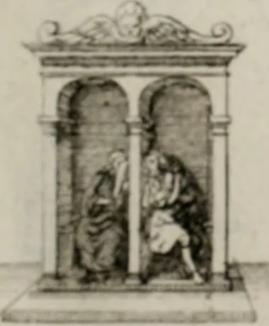 An illustration from Annus symbolicus, emblemmatice, et versu leonino : quemcumq[ue] statum hominum incitans ad animum pie recreandum. Humillimè oblatus serenissimo electorali principi Iosepho Ferdinando vtriusq[ue] Bavariae &c. duci. etc. etc. Accrescenti orbis terrae delicio, 1696, leaf 12