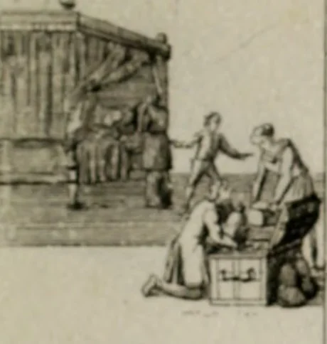 An illustration from Annus symbolicus, emblemmatice, et versu leonino : quemcumq[ue] statum hominum incitans ad animum pie recreandum. Humillimè oblatus serenissimo electorali principi Iosepho Ferdinando vtriusq[ue] Bavariae &c. duci. etc. etc. Accrescenti orbis terrae delicio, 1696, leaf 22