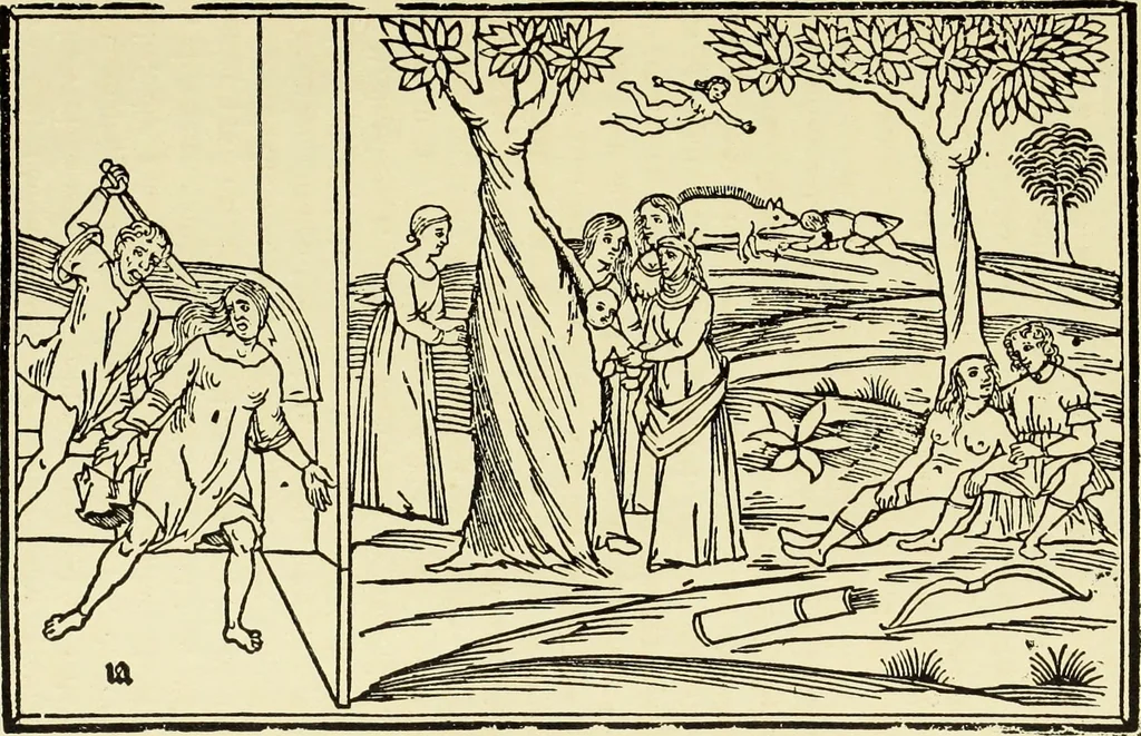 An illustration from Der anonyme Meister des Poliphilo; eine Studie zur italienischen Buchillustration und zur Antike in der Kunst des Quattrocento, 1904, leaf 15