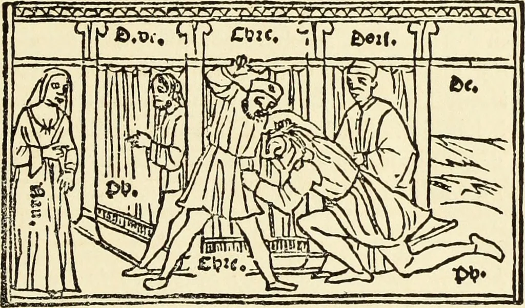 An illustration from Der anonyme Meister des Poliphilo; eine Studie zur italienischen Buchillustration und zur Antike in der Kunst des Quattrocento, 1904, leaf 36