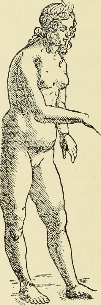 An illustration from Der anonyme Meister des Poliphilo; eine Studie zur italienischen Buchillustration und zur Antike in der Kunst des Quattrocento, 1904, leaf 65
