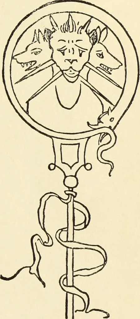 An illustration from Der anonyme Meister des Poliphilo; eine Studie zur italienischen Buchillustration und zur Antike in der Kunst des Quattrocento, 1904, leaf 72