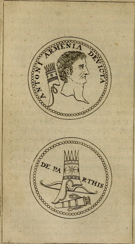 An illustration from Anselmus Solerius cemeliensis De pileo : caeterisque capitis tegminibus tam sacris, quàm profanis, 1672, leaf 201