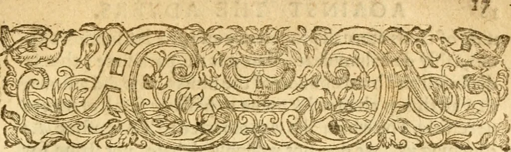 An illustration from An Answere to a great number of blasphemous cavillations written by an Anabaptist, and adversarie to God's eternall predestination, 1591, leaf 20