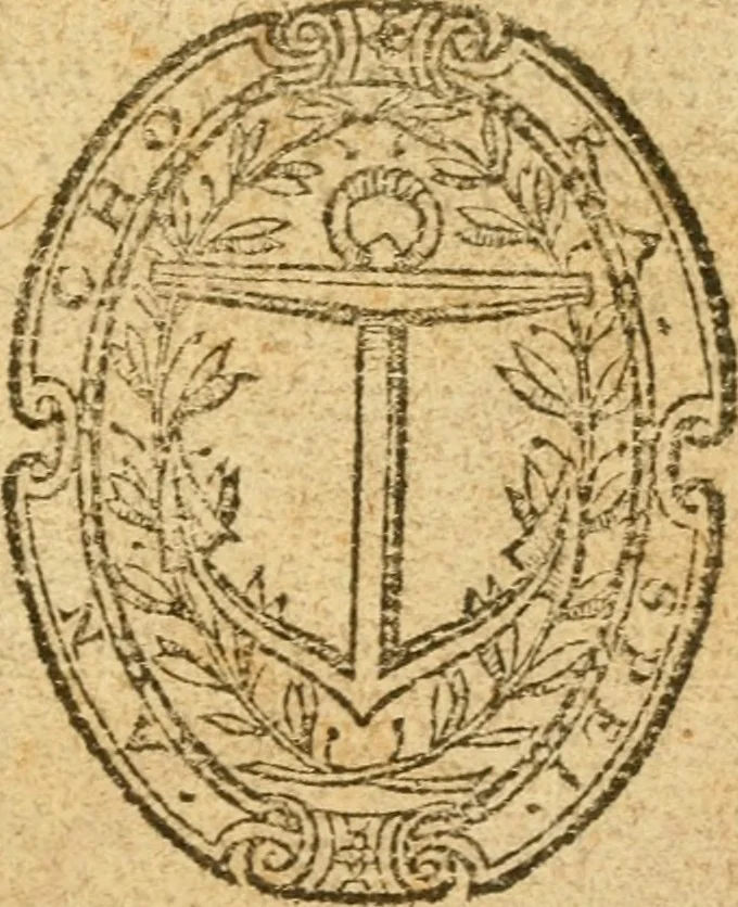An illustration from An Answere to a great number of blasphemous cavillations written by an Anabaptist, and adversarie to God's eternall predestination, 1591, leaf 4