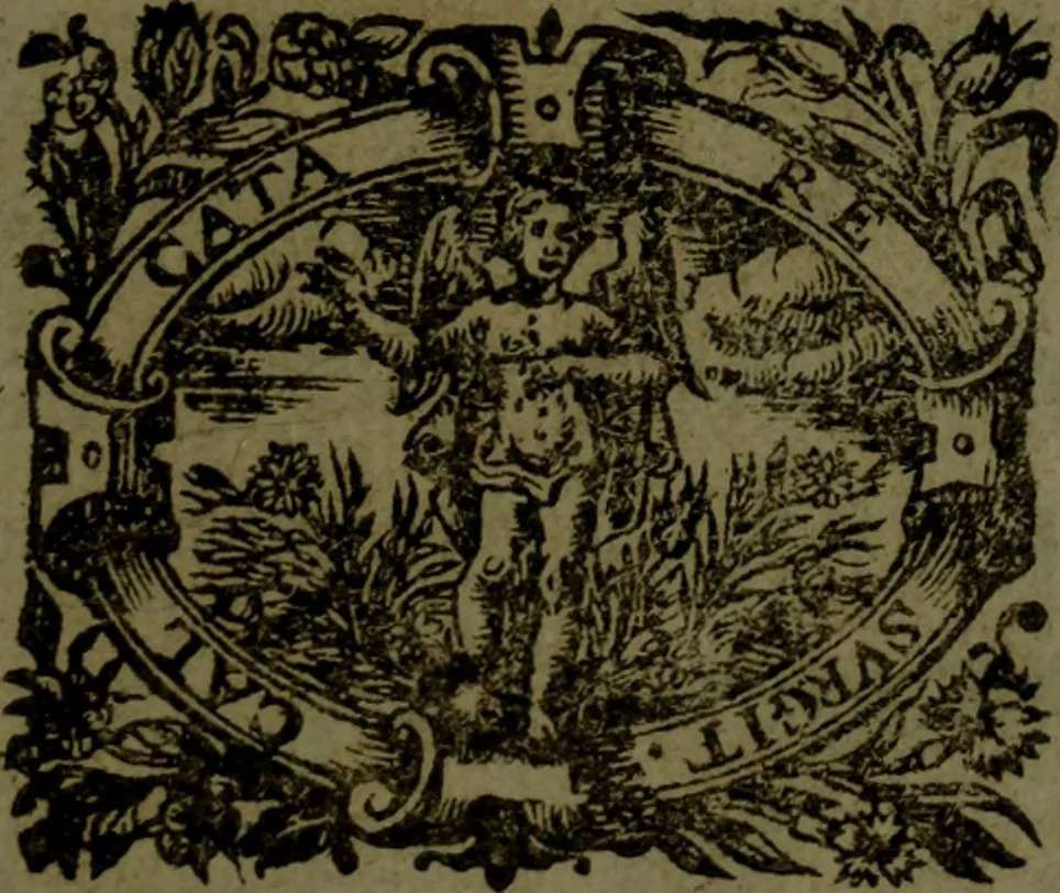 An illustration from Anticaramuel, o, Defena del manifiesto del reyno de Portugal : a la Respuesta que escrivio Don Iuan Caramuel Lobkovvitz, 1643, leaf 6