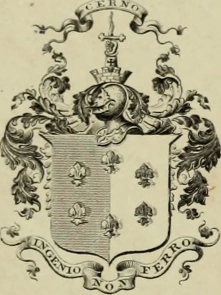 An illustration from Antiche iscrizioni Perugine; raccolte dichiarate e pubblicate, 1833, leaf 1
