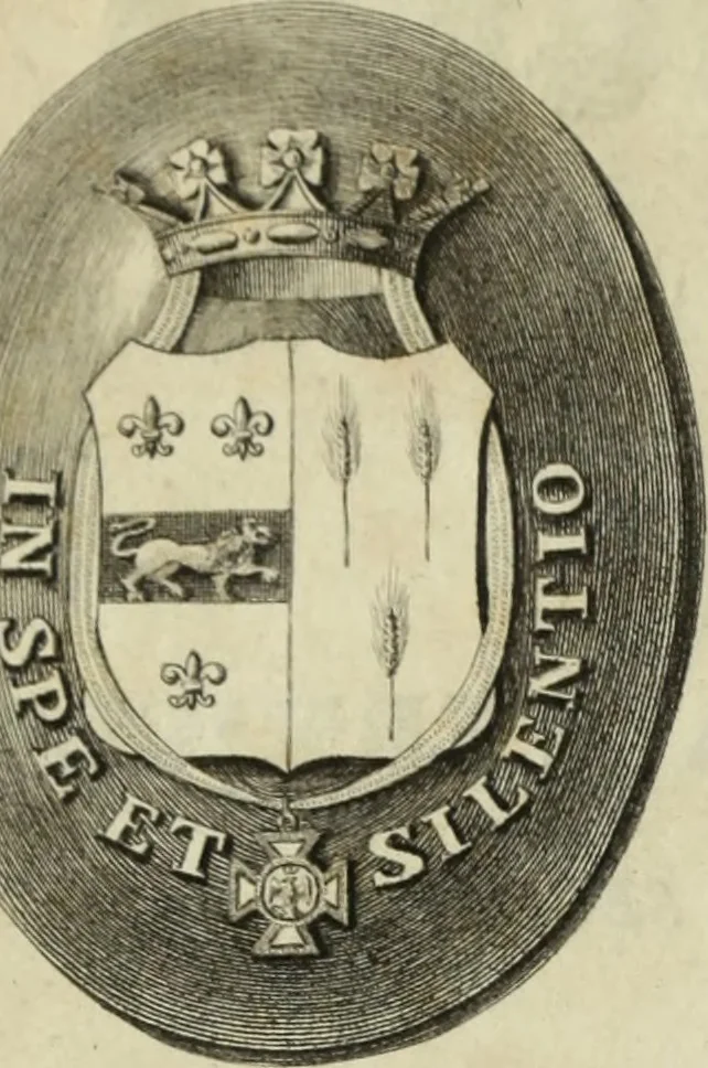 An illustration from Antiche iscrizioni Perugine; raccolte dichiarate e pubblicate, 1833, leaf 395