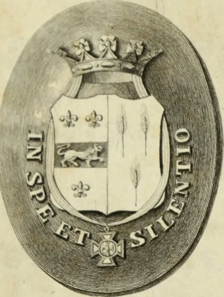 An illustration from Antiche iscrizioni Perugine; raccolte dichiarate e pubblicate, 1833, leaf 7