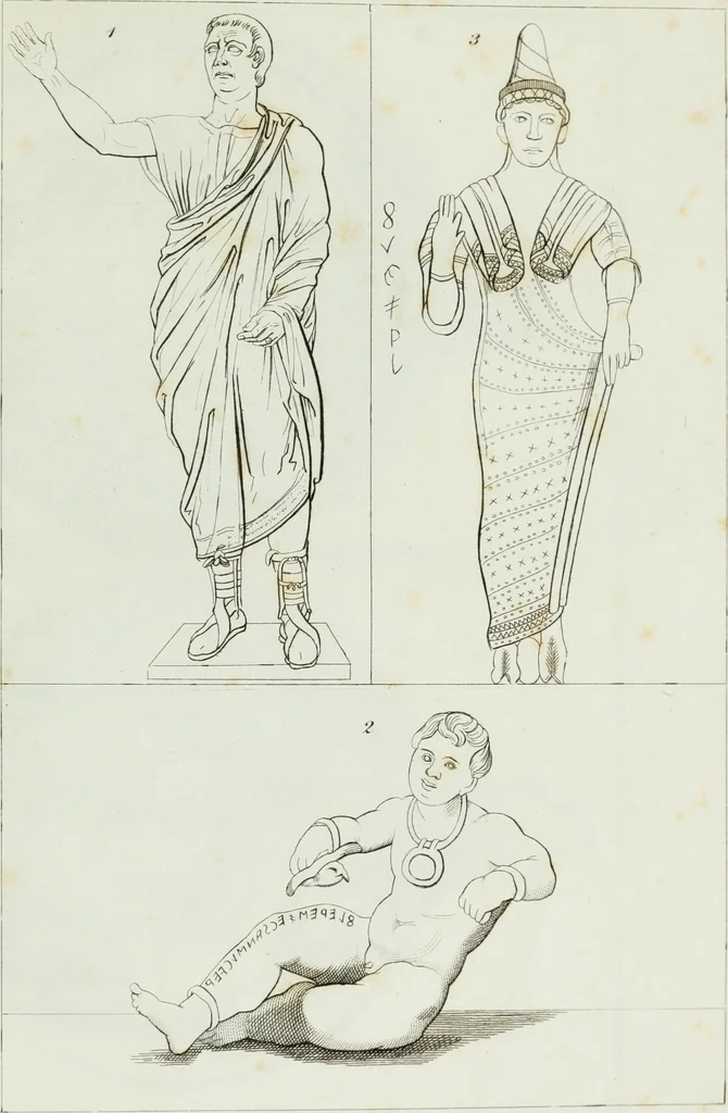 An illustration from Antiche iscrizioni Perugine; raccolte dichiarate e pubblicate, 1833, leaf 716