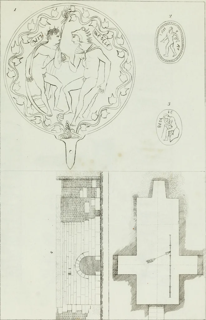 An illustration from Antiche iscrizioni Perugine; raccolte dichiarate e pubblicate, 1833, leaf 724
