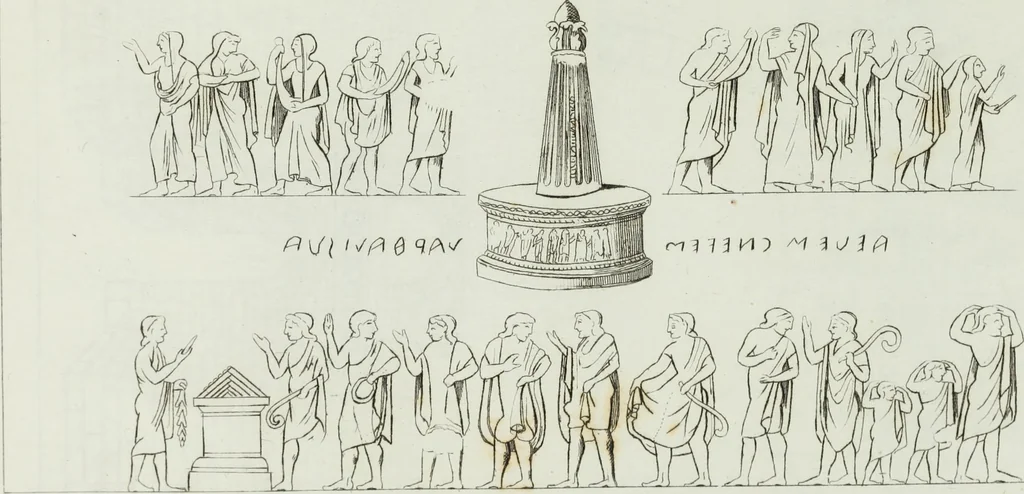 An illustration from Antiche iscrizioni Perugine; raccolte dichiarate e pubblicate, 1833, leaf 726