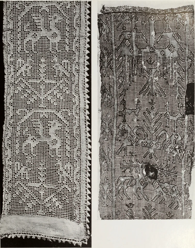 An illustration from Antiche trine italiane : trine ad ago, 1908, leaf 112