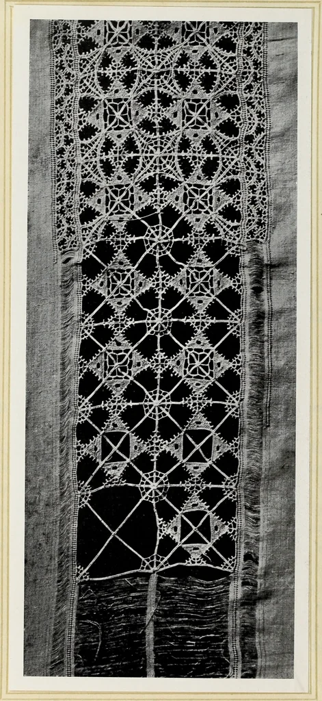 An illustration from Antiche trine italiane : trine ad ago, 1908, leaf 145