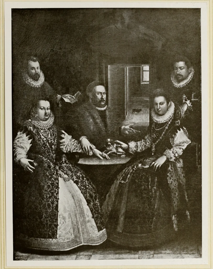 An illustration from Antiche trine italiane : trine ad ago, 1908, leaf 154