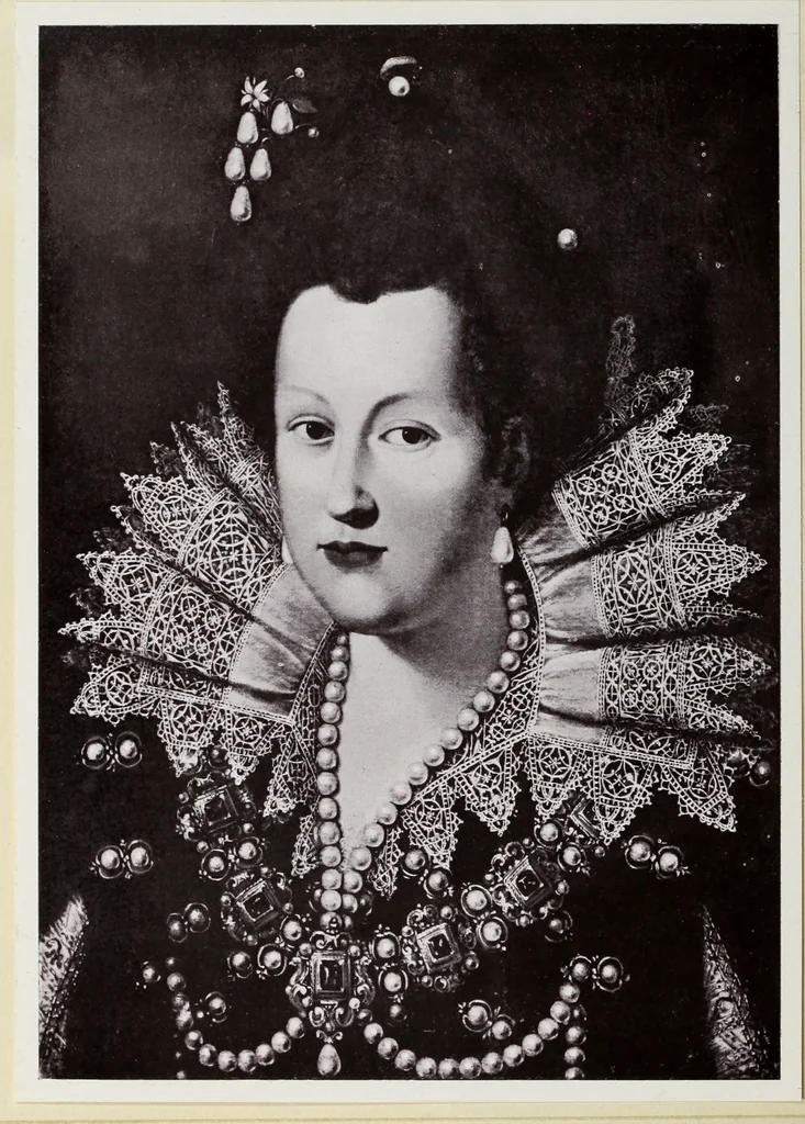 An illustration from Antiche trine italiane : trine ad ago, 1908, leaf 157
