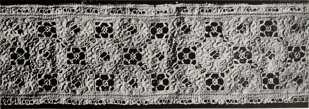 An illustration from Antiche trine italiane : trine ad ago, 1908, leaf 176