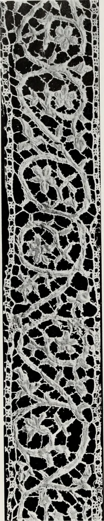 An illustration from Antiche trine italiane : trine ad ago, 1908, leaf 299