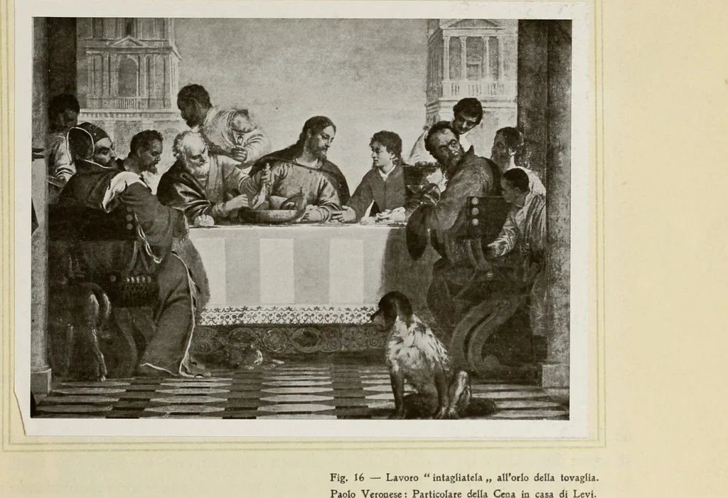 An illustration from Antiche trine italiane : trine ad ago, 1908, leaf 300