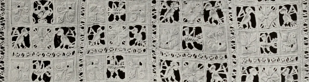An illustration from Antiche trine italiane : trine ad ago, 1908, leaf 310