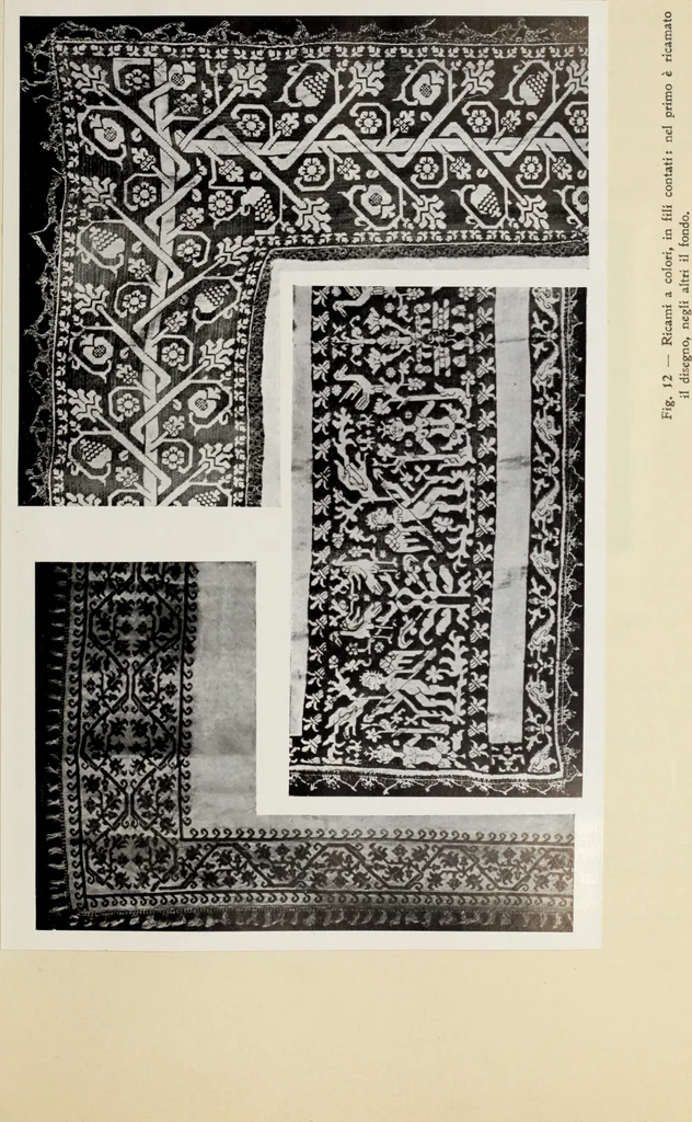 An illustration from Antiche trine italiane : trine ad ago, 1908, leaf 32
