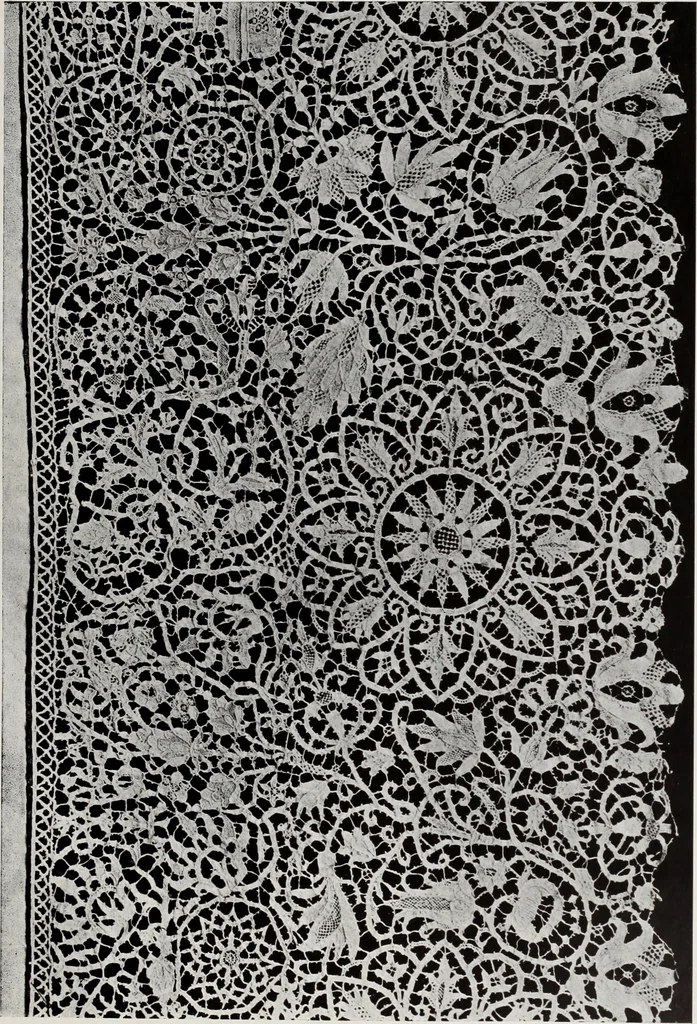 An illustration from Antiche trine italiane : trine ad ago, 1908, leaf 356