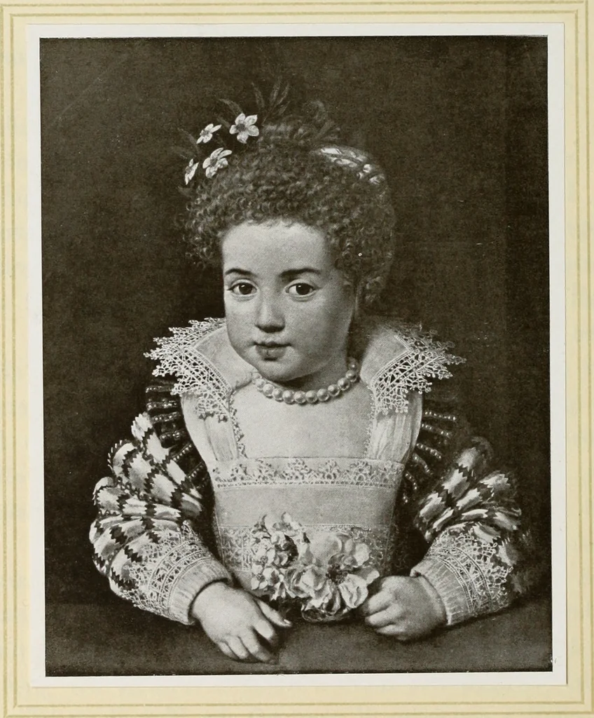 An illustration from Antiche trine italiane : trine ad ago, 1908, leaf 421