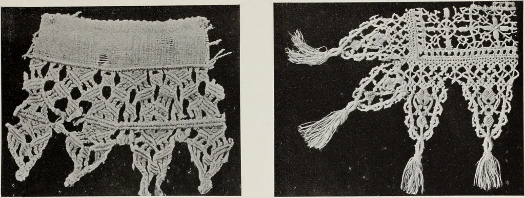 An illustration from Antiche trine italiane : trine ad ago, 1908, leaf 430